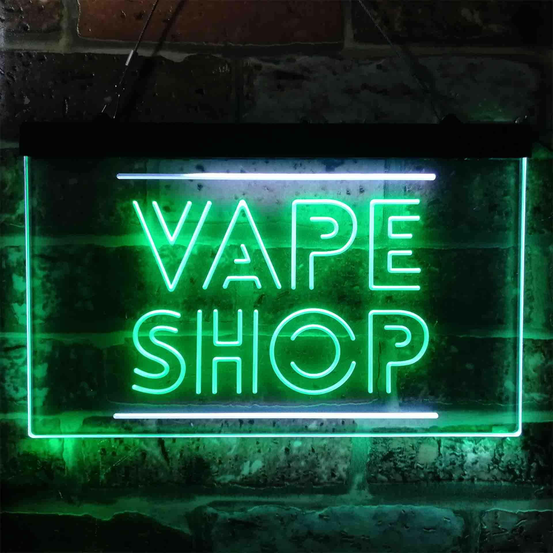Vaping Shop - VAPE SHOP Letrero de neón LED