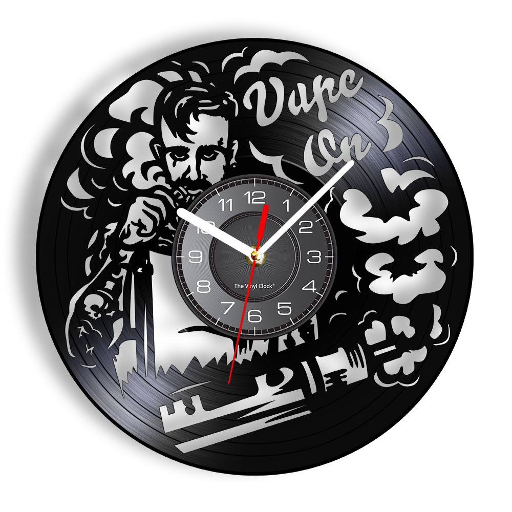 Vaping Shop - Vape Shop-Reloj de pared con logotipo,