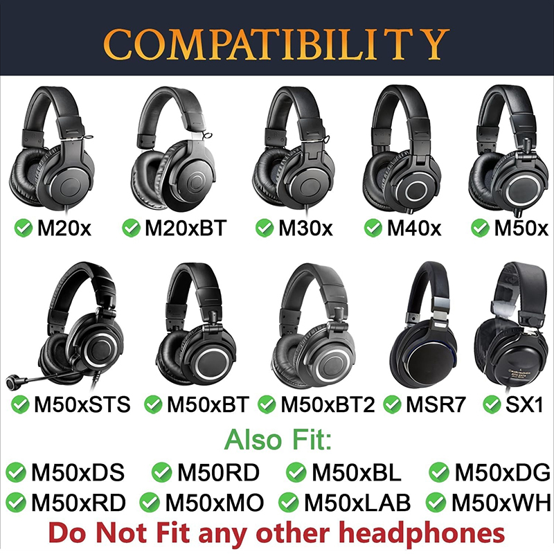 Almohadillas de Repuesto para  - Audio Technica Headphone Ath-M20X reseña y precio