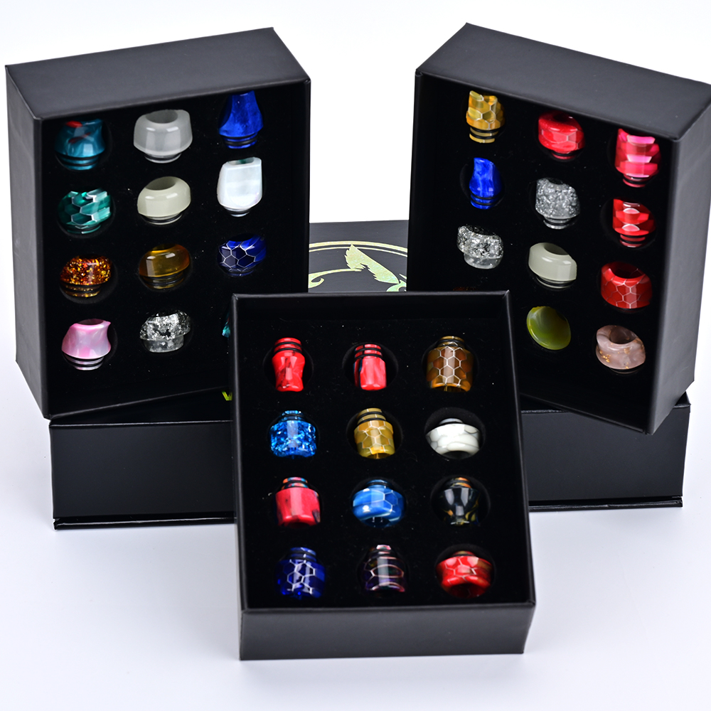 12 Uds 810 punta de goteo 510  - Drip Tip Resin reseña y precio